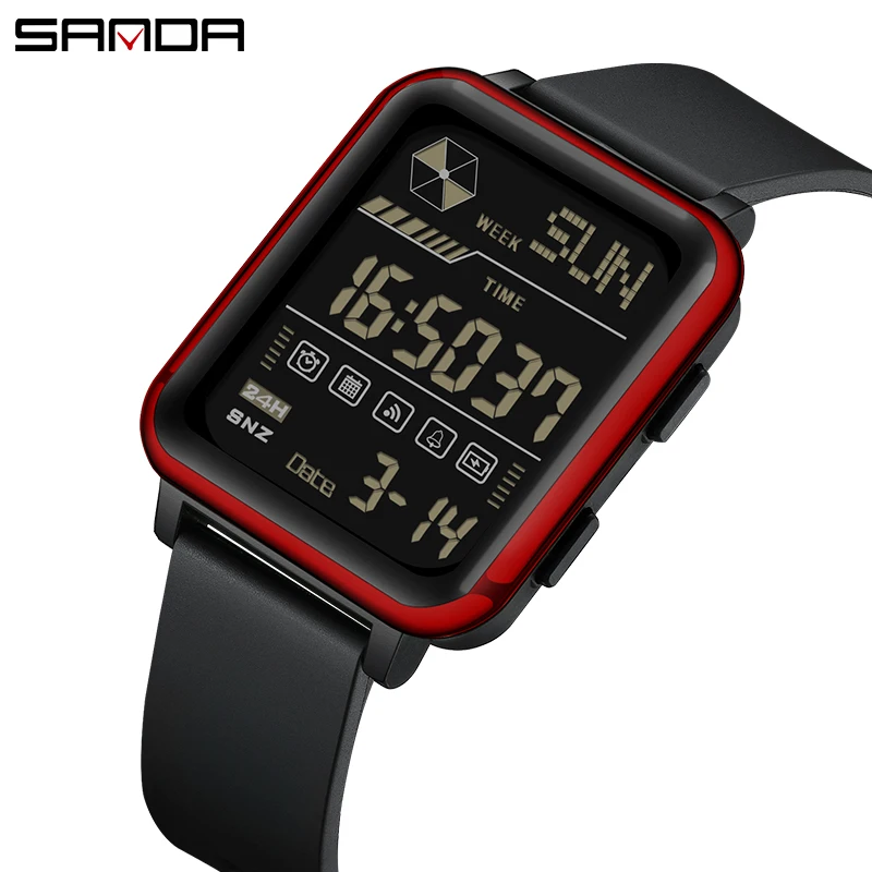 ساعة يد للرجال ، رقمية ، عسكرية ، عسكرية ، رياضية...