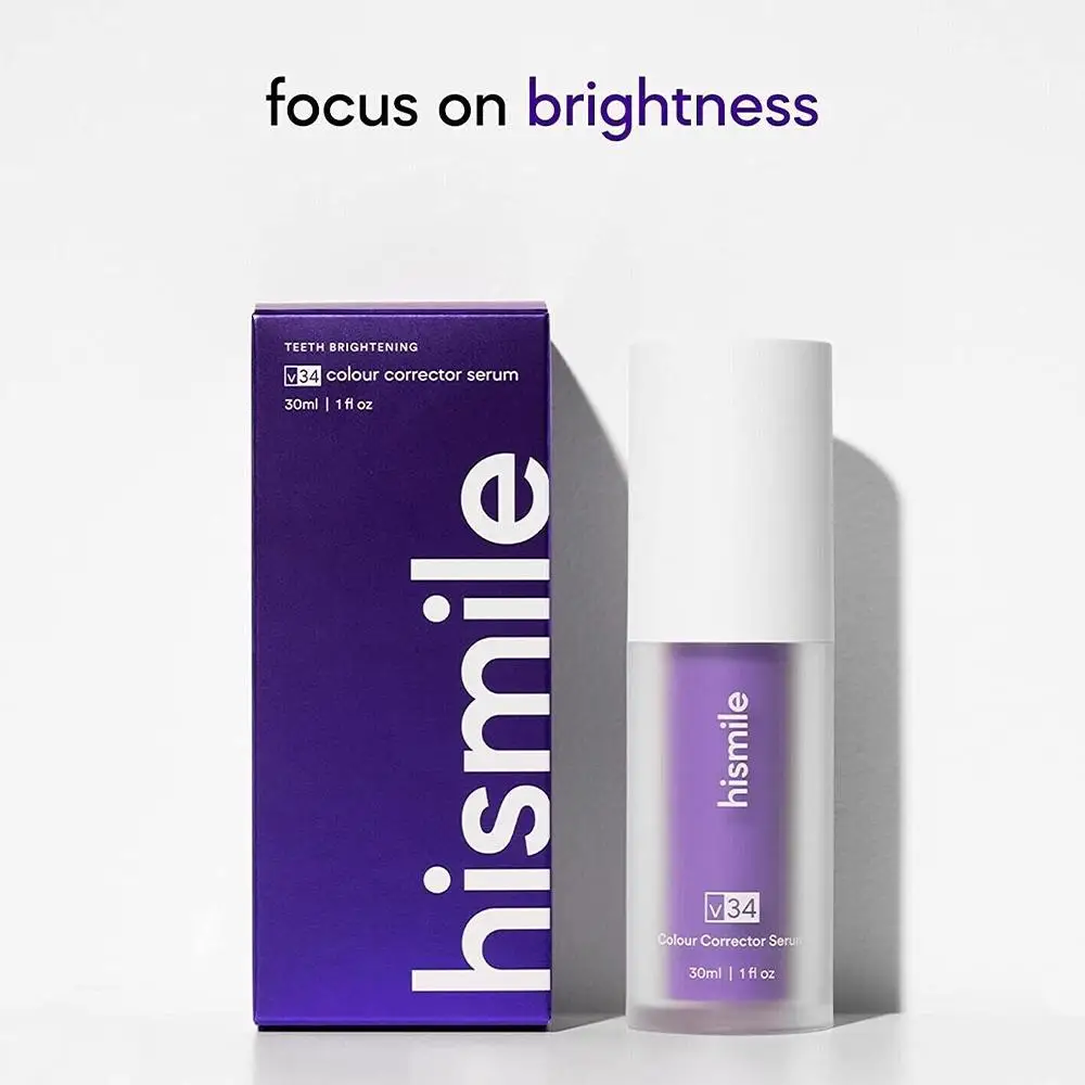 V34 Purple Whitening Toothpaste 30ml 5D Tooth Whitener Strips Cleaning Dental Bleaching Tools Oral Hygiene Dental Care Products
