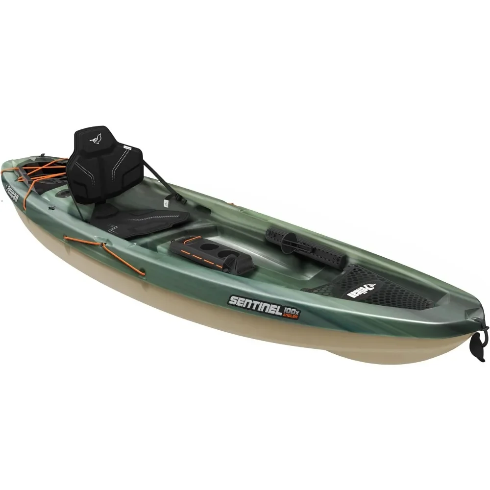 Angler Fishing Kayak - Sit-on-Top Kayak - Lightweight - 9.6 Ft,only 44 Lb, Easy To Transport and Store Fishing Kayak