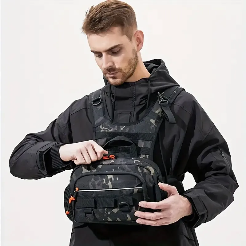 Oxford Fishing Tackle Bag for Men Outdoor Camping Hiking