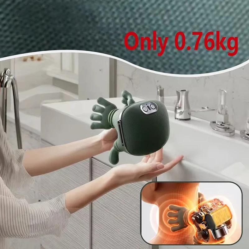 Bionic Finger Neck Shoulder Massager Wireless Neck Cervical Trapezius Kneading Massage Shawl Brushless Motor Neck masajeador