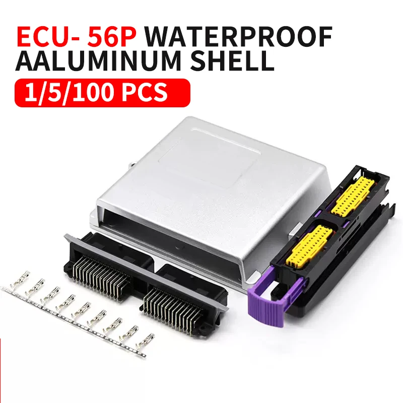 

ECU shell car 56-pin aluminum shell IP67 waterproof 211PL562L0011 211PC562S0009 oil to gas computer board DJ627-1.5A connector