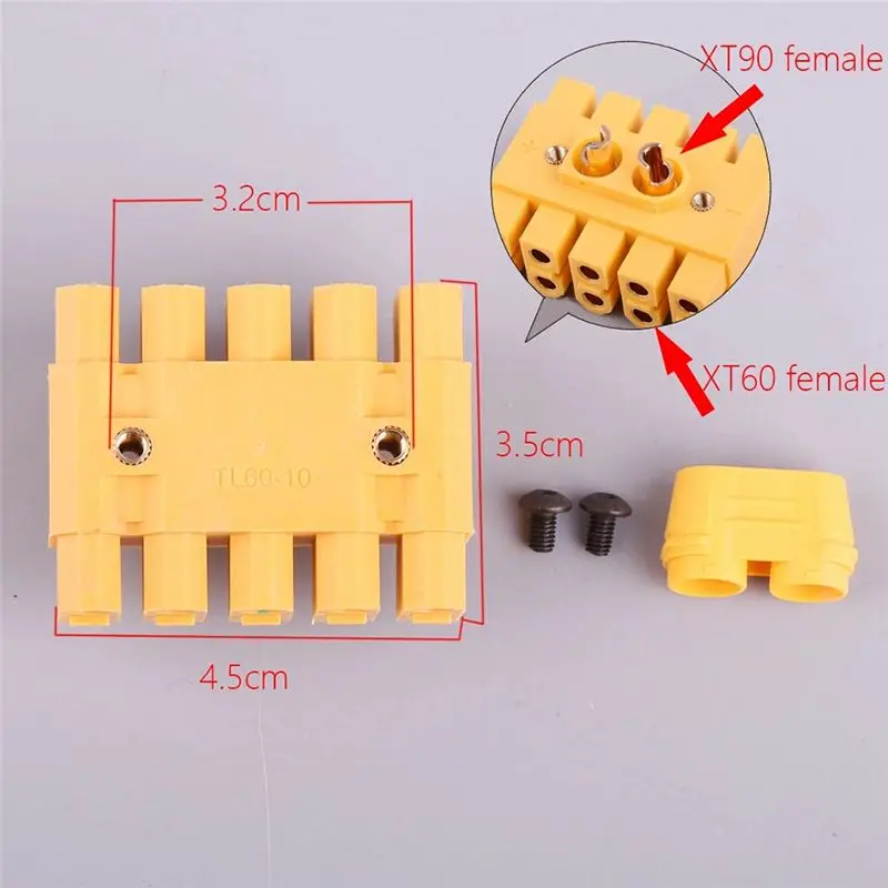 대형 중형 다축 다중 로터 드론 항공기 예비 부품 허브용 X49A-Rc TL60-10 전력 분배 모듈