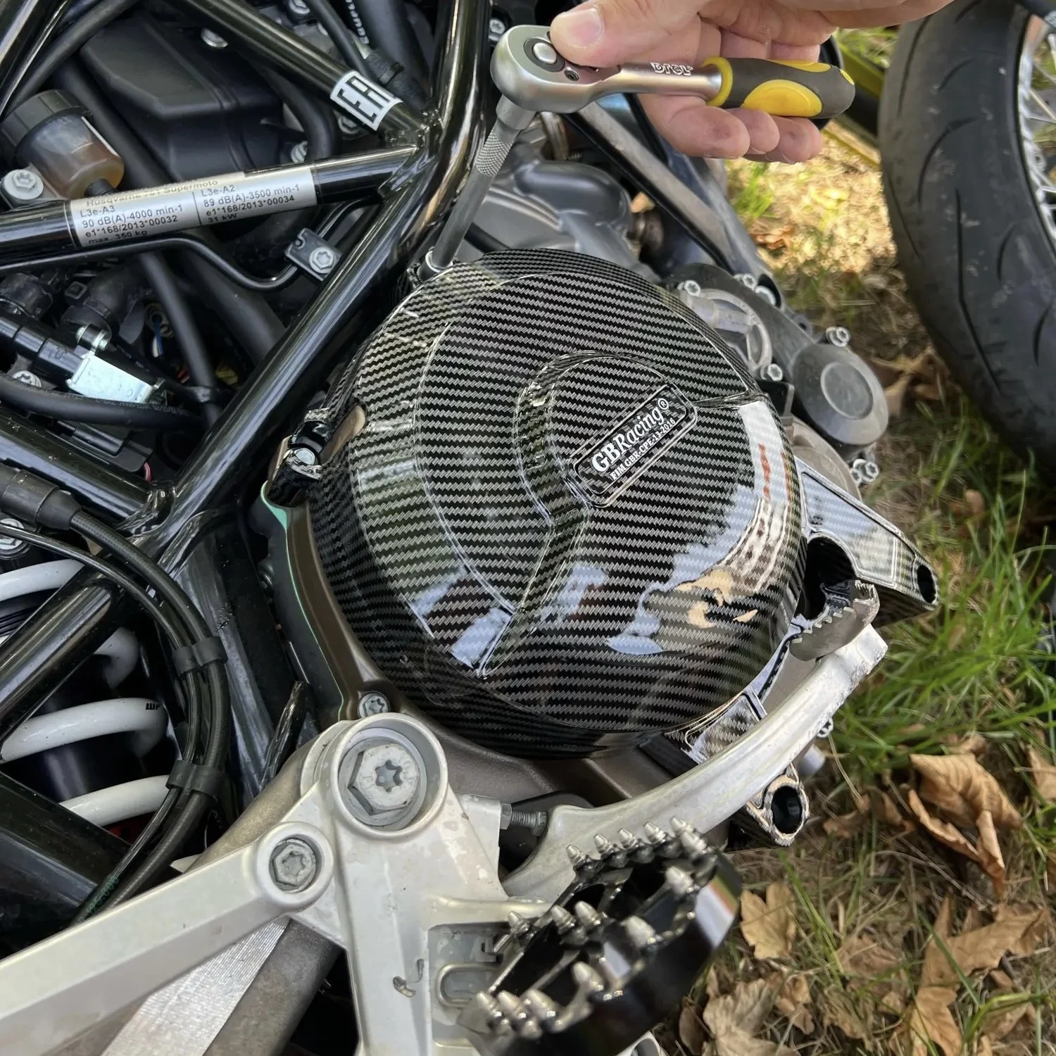 Motorcycle Engine Cover Clutch Cover Protection Accessories For 690 Duke 2011-690 SMC-690R 690Enduro 2008 -