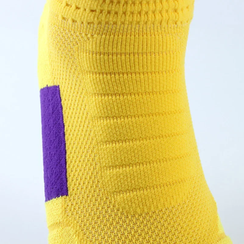 Professional Cotton Basketball Socks 5Pairs Compression Durable
