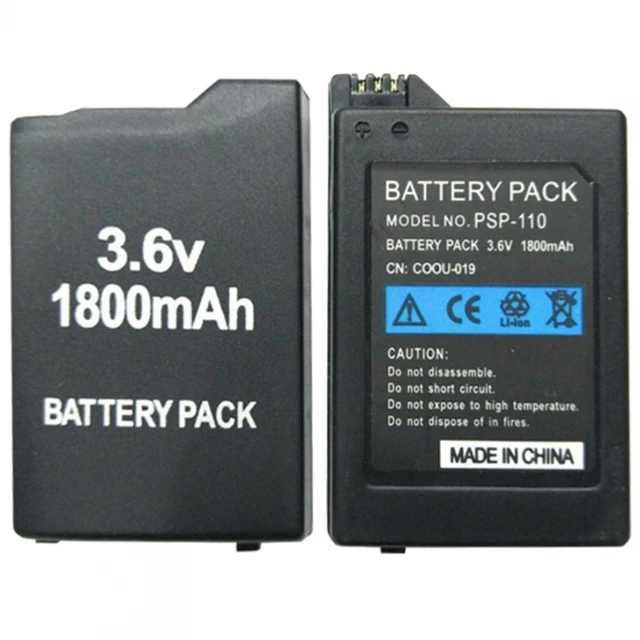 COMPATIBLE BATTERY for PSP 1000 1004 FAT FAT 1800 mAh BATTERY 1001 1002  1003 # Sony PSP 100X (PSP-1000, PSP-1001, PSP-1002, PSP-1003, PSP-1004, PSP-1005,  PSP-1006, PSP-1007, PSP-1008) - AliExpress