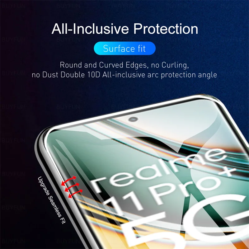 realme 11 pro Hydrogel Film For realme 10 pro plus Screen Protector Realme 9i 8i 8 9 pro plus protector hidrogel For realmi 10 Clear lamina hidrogel realme11 Accessories Not Glass realme 11 pro plus