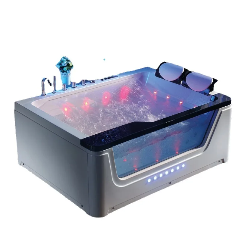 

Customized double massage surfing acrylic constant temperature intelligent bathtub indoor