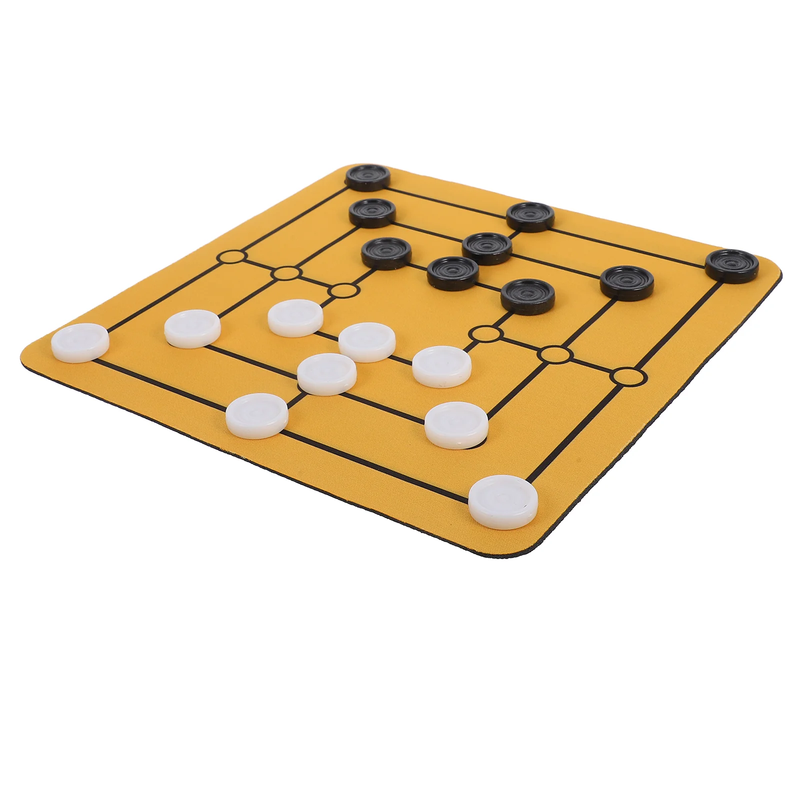 Board Game 1 Set Traditional Nine Mens Morris Table Funny Portable Household Chessboard Gathering