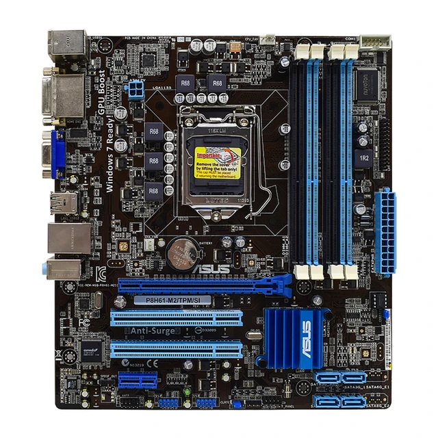 Asus Allinone Motherboard, P8h61m2/tpm/si, 90day, 48 OFF