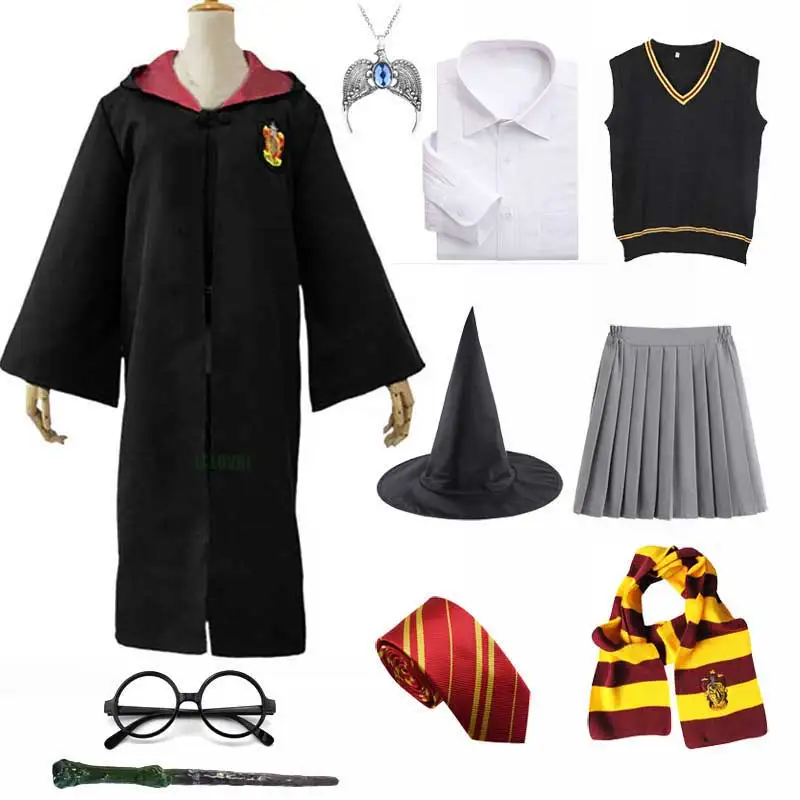 Flanell-Bademantel Mit Kapuze – Harry Potter Style, Für Herren & Damen