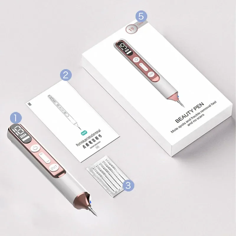 Laser Plasma Pen Mole Dark Spot Freckle Nevus Wart Skin Tag Pimples Tattoo Removal Skin Face Beauty Machine 19 Gear