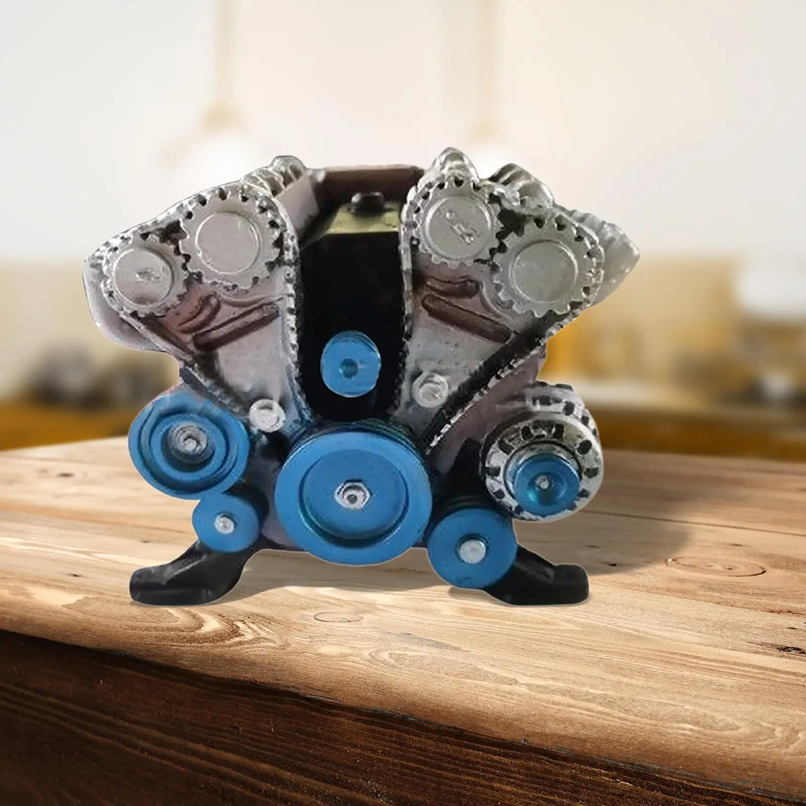  Engine Ornament Mechanical Engine Decoration Desktop Sculpture