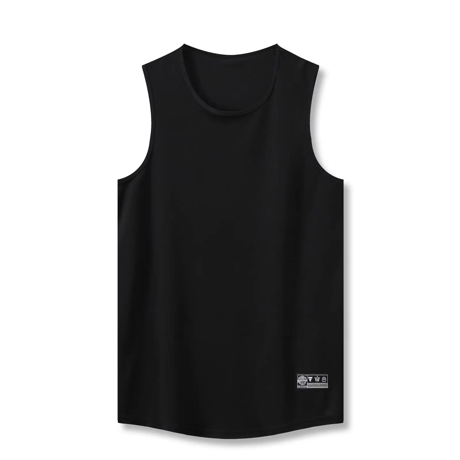 thumbnail image 1 of Camiseta de baloncesto de secado rápido para hombre, de color sólido, para crossfit, deportes masculinos, maratón, correr, camiseta sin mangas, gimnasio, trotar, chaleco de fitness, 1 of 5