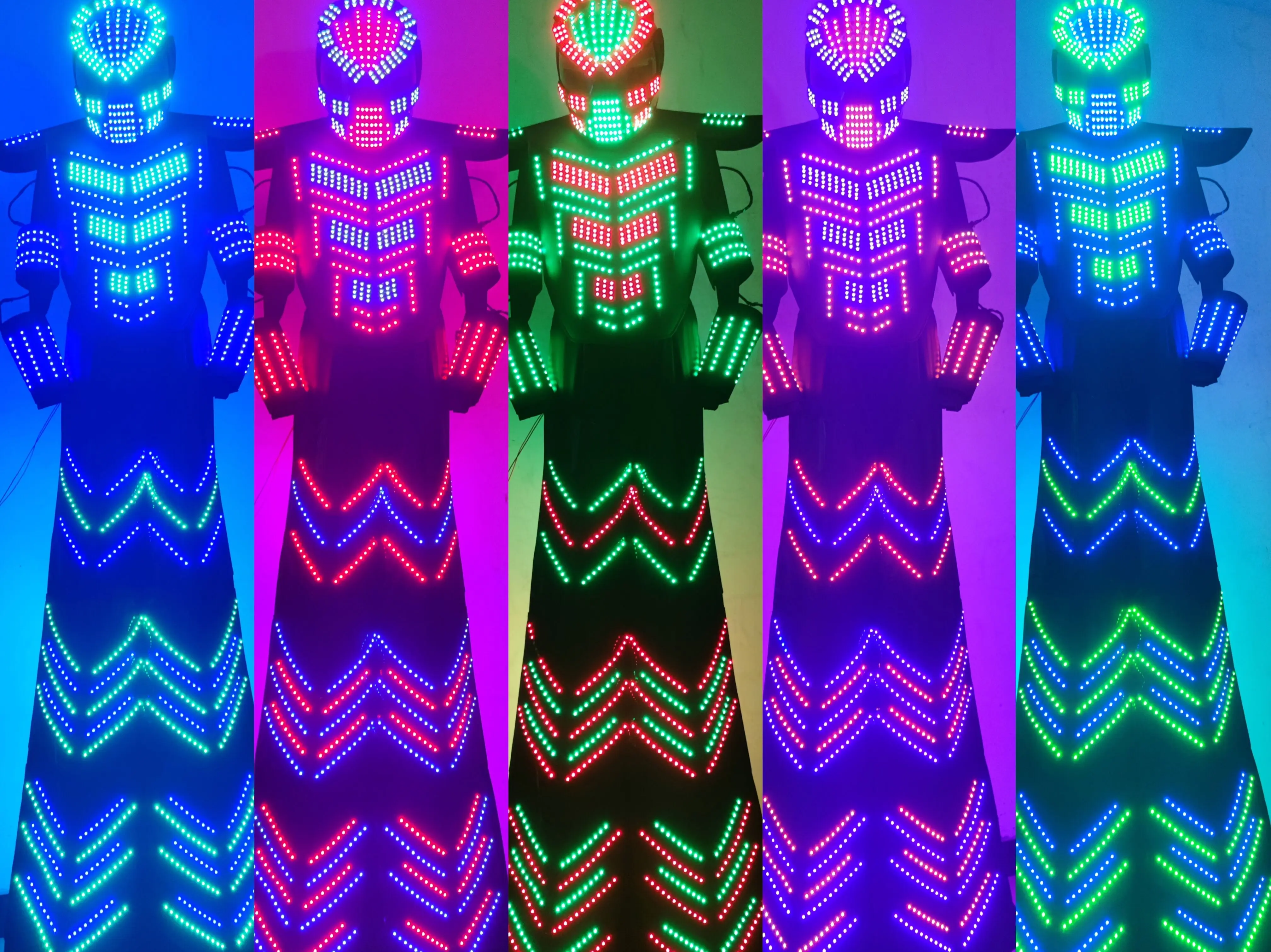 

Новинка, лидер продаж, Стиль ходунки, светящийся сценический клубный костюм для представлений, косплей, костюм для танцев Kroyman