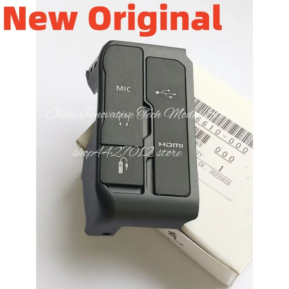 A Set of 3PCS Body grip rubber Front Rubber (Thumb+USB Side cover) repair parts For Canon EOS R6 Rubber SLR