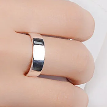 Anelli in Argento Sterling 925 con Superficie Liscia per Donne, Gioielli di Lusso Vintage, Accessori all'Ingrosso, Gioielleria Anallergica