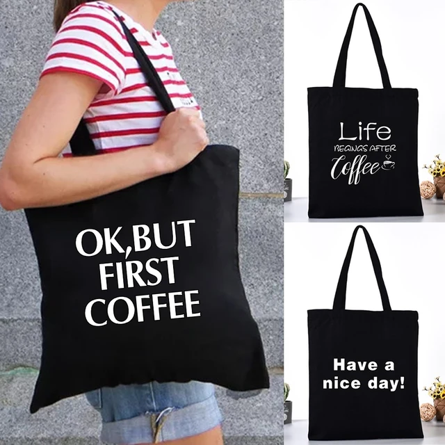 Food Pattern Print Canvas Vest Bag Casual Women Shoulder Cloth Bag 2022 Ins  Large Capacity Tote Bag Reusable Ladies Shopping Bag - Shoulder Bags -  AliExpress