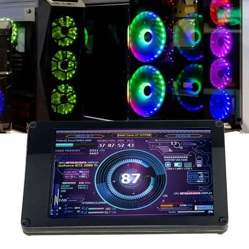 3.5in ǻ µ  USB ̴ ũ, AIDA64 PC , CPU RAM  г ÷,  , , 
