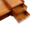 Bamboo Wood Monitor Stand with Storage Organizer Drawers Desktop Laptop Shelf Risers Stand for Home Office Use 6