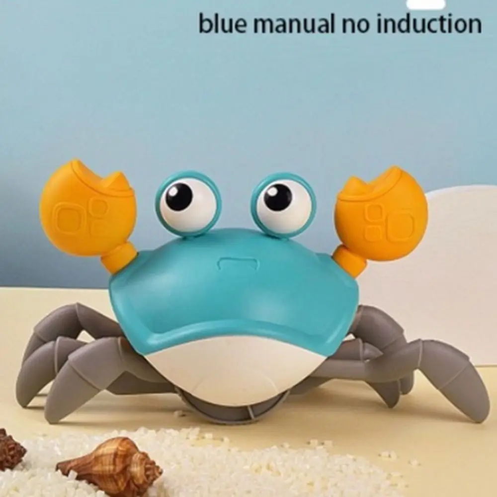 Light&Music Dancing Crab Toy Automatic Sensing Flat Ground Escape Electric Dancing Crab USB Rechargeable Simulation