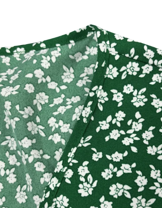 【Plus Size】 Floral Print Dress, Boho Fashion Casual Dress for Beach Holiday Vacation, Women's Plus Size Clothing for Summer 13 【Plus Size】 Floral Print Dress, Boho Fashion Casual Dress for Beach Holiday Vacation, Women's Plus Size Clothing for Summer - Image 5