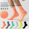 Running Socks Unisex Men Women Middle Cylinder Quickly Dry Outdoor Sports Marthon Bike Riding Fitness Training Crew Socks