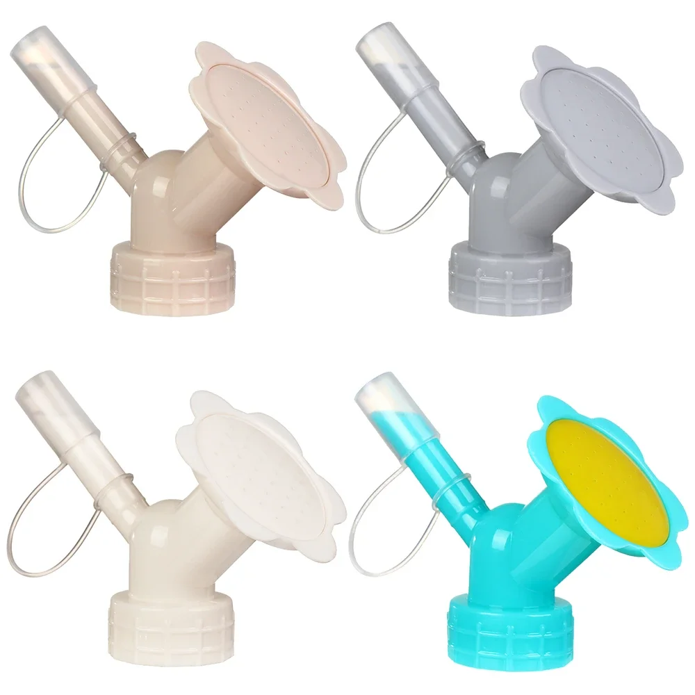 Dual Head Mini Watering Can Plastic Plant Bottle Watering Spout Small Can for Indoor Plants Garden Accessories Sprinkle watering can