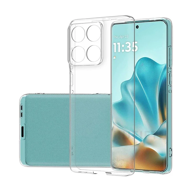 Slim Soft TPU Clear Transparent Phone Case - Perfect Fit Cover