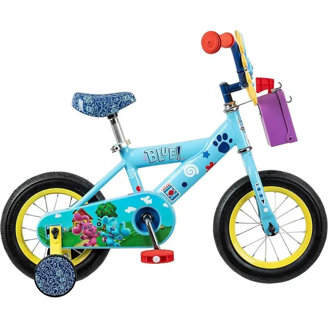 Children's 12-Inch Wheel Bike with Training Wheels, Suitable for Ages 2-4