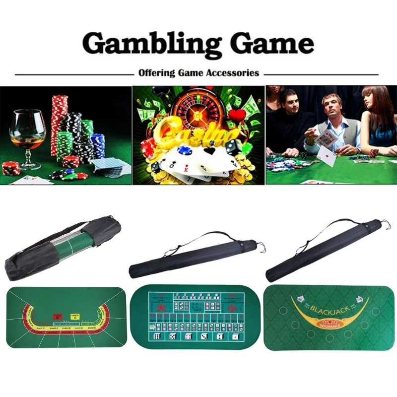 Baccarat Roulette, Rubber, Home Gaming Roulette, Betting Mat, Rubber Gambling Pad 69HD
