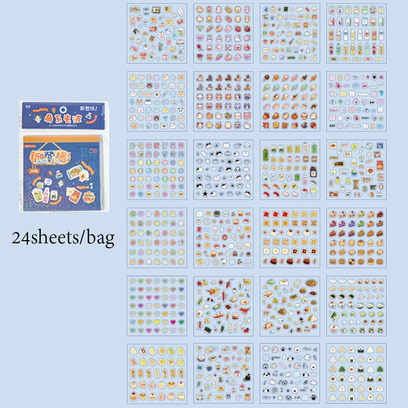 24 قطعة PET خمر النمط الياباني يموت قطع كتاب ملصقا...