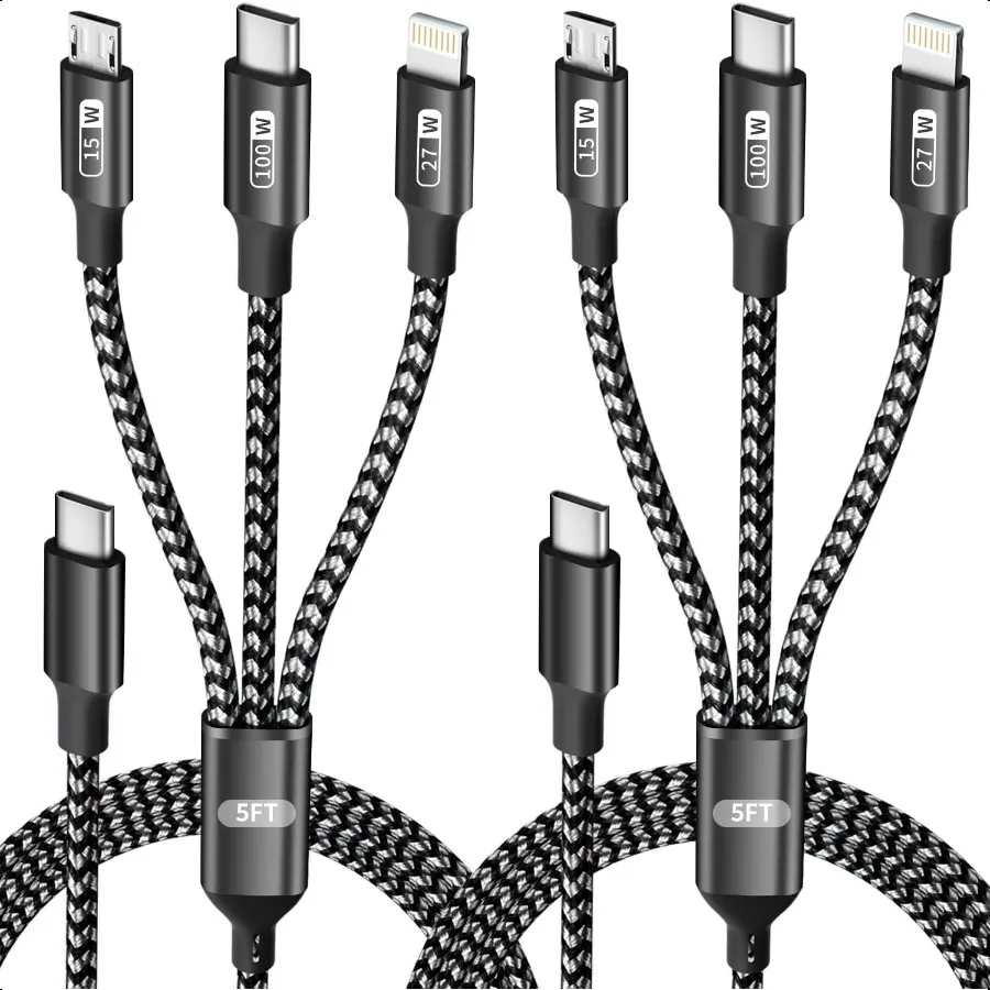 100W USB C Fast Charging Multi Charger Cable