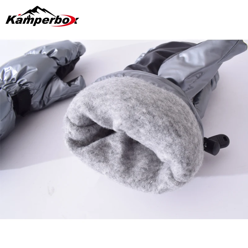 Kamperbox  Gloves Winter Gloves Men Gants Homme Winter Warm Gloves Winter Down Gloves Snowboard Accessories GV026 3