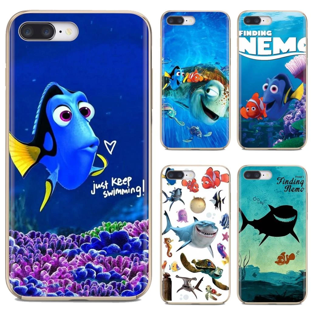 cases for meizu black For Meizu M6 M5 M6S M5S M2 M3 M3S NOTE MX6 M6t 6 5 Pro Plus U20 White Shark Finding Nemo Dory fish Silicone Phone Cover Bag meizu phone case with stones back