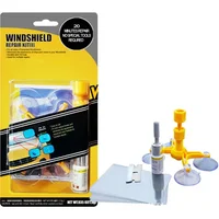 Car Windshield Repair Kit Quick Fix Car Cracked Glass Windscreen Repair Tool Kit Resin Sealer DIY Auto Window Screen Polishing 2