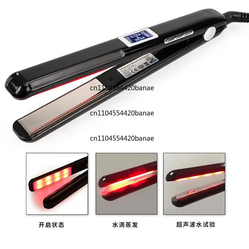 Infrared Hair Straightener Ultrasonic Hair Conditioner Multifunctional Straightening Board Hair Care Electric Splint