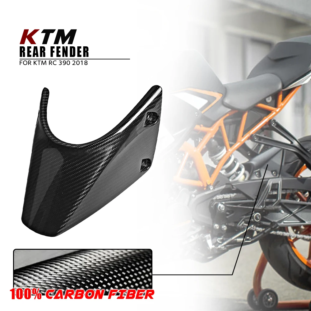 

For KTM RC390 2018 2019 20220 2021 2022 100% Carbon Fiber Rear Fender Body Parts Fairing Motorcycle Accessories