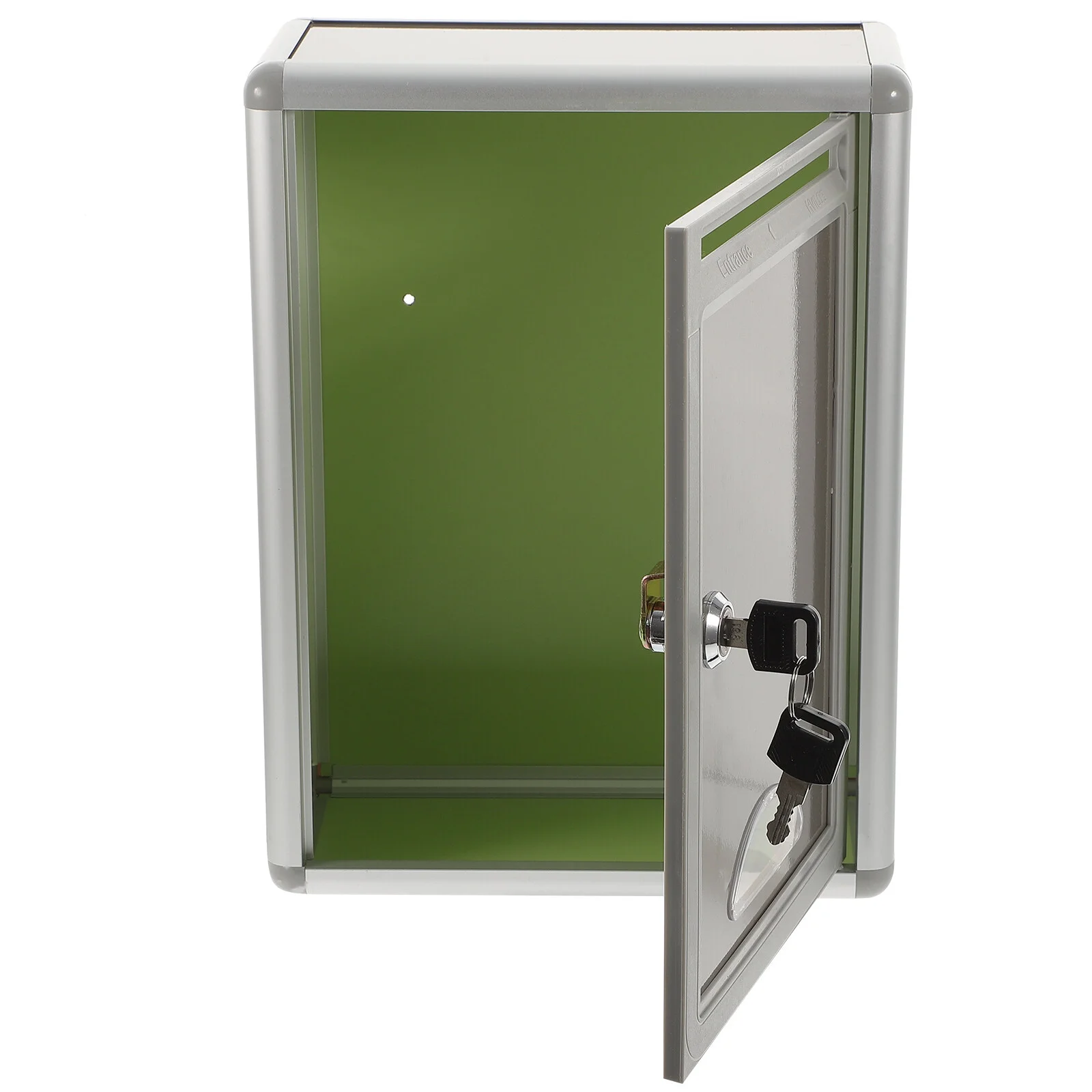Wall Mounted Mailbox Outdoor Mailbox Aluminium Alloy Mailbox Security Lock Post Small Office