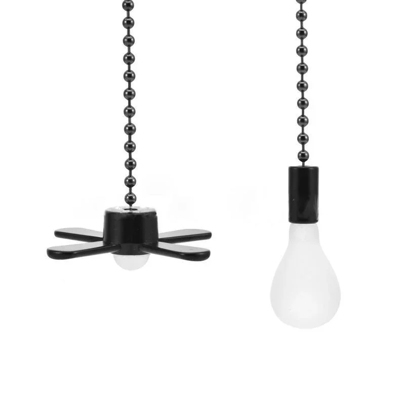 Set 2 Catenelle Per Ventilatore Da Soffitto - Prolunga Pendente Decorativa Con Sfera Perline - Foto 12