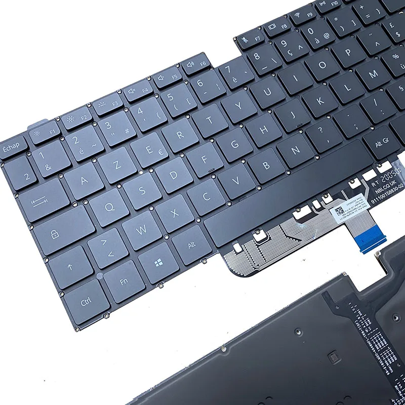 Original Eua Reino Unido Francês Azerty para Huawei Matebook D14 Nbb-wah9p Wae9p Waq9r Nbl-waq9r Boh-waq9r Teclado do Portátil com Retroiluminado - Imagem 5