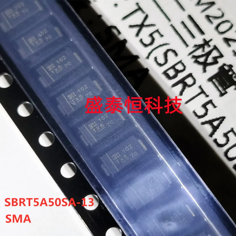 

10PCS SBRT5A50SAF-13 SBRT5A50SA marking TX5 SMAF SBRT5A50 DIODE SBR 50V 5A DO-221AC