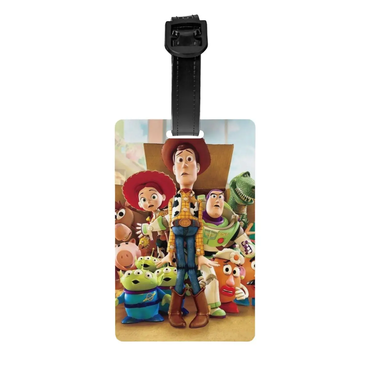 

Custom Cartoon Toy Story Pattern Luggage Tag With Name Card Privacy Cover ID Label for Travel Bag Suitcase