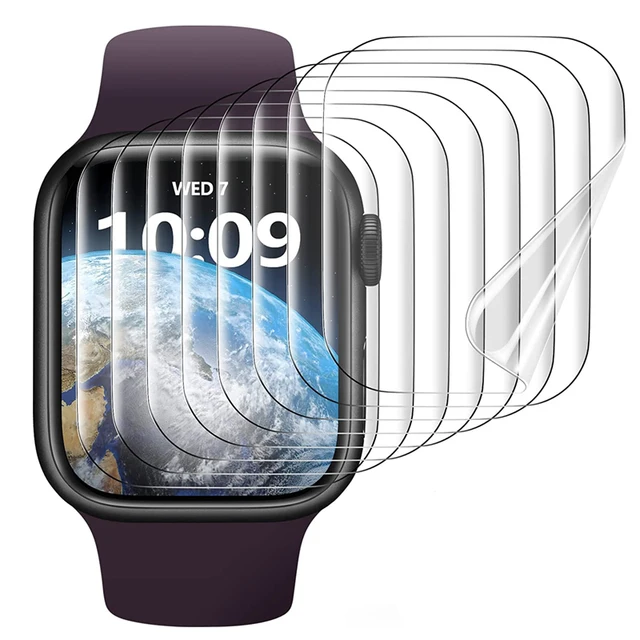 Protecteur d'écran pour Apple Watch, 44mm 40mm 45mm 41mm 38mm 42mm, iwatch 6 SE 5 4, FILM HD, verre de protection pour Apple watch série 7 8 1