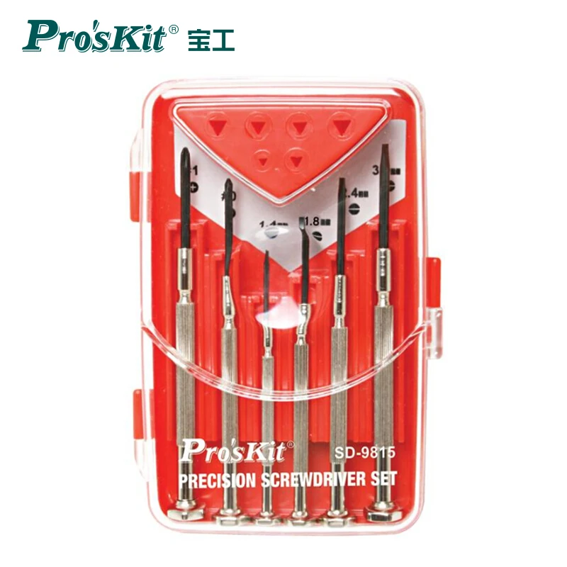

Pro'skit SD-9815 Precision screwdriver set Bolt driver Multi-function household screwdriver set