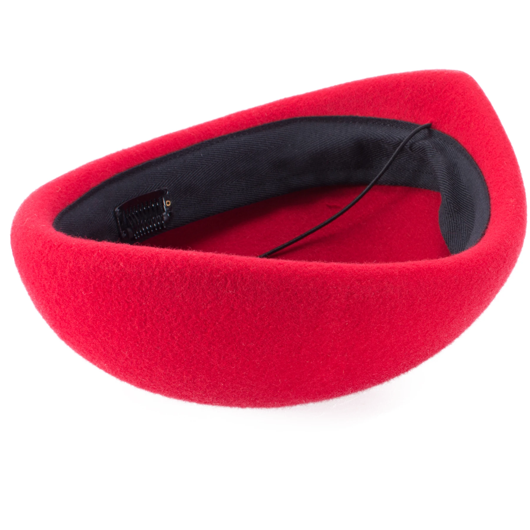 Lawliet Womens Wool Blocked Felt Tilt Hat Cocktail Fascinator Occasion Untrimmed Pillbox Felt Hat Base  A597 6