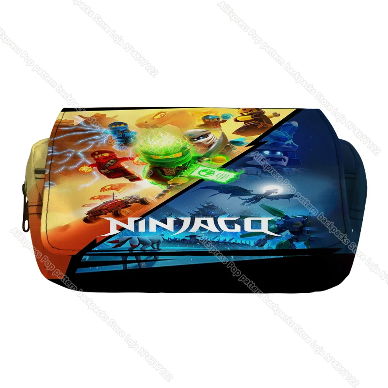 Game Ninja Pencil Case Boys Girls Teens School Supplies Cartoon 3D Print Pencil Case Office Pencil Bags Makeup Purse 3