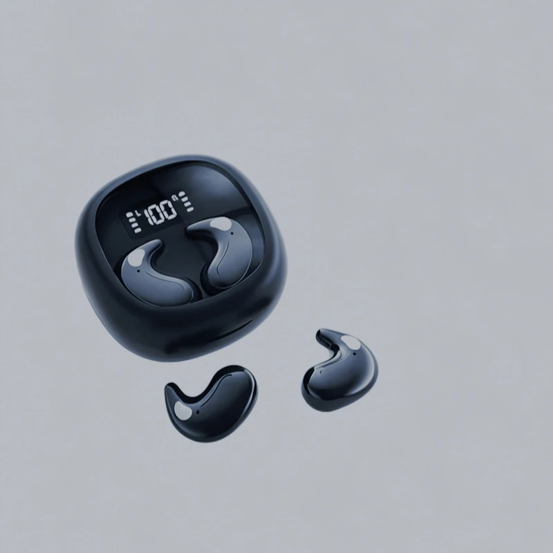 Wireless Sleep In-Ear Earbuds Bluetooth Mini Headphones Featuring Digital Display Audio All-Day Battery Life Built-In_voghion.com