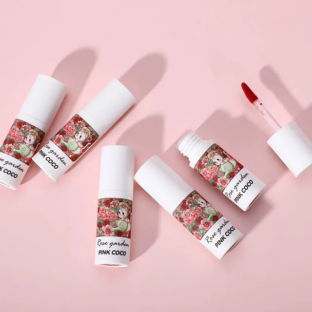 56774-29b563.jpg Rose Garden Matte Muse Lip Mud Liquid Lipstick Waterproof Nude Lip Gloss Long Lasting Non-stick Cup Sexy Women Lipgloss Cosmetic