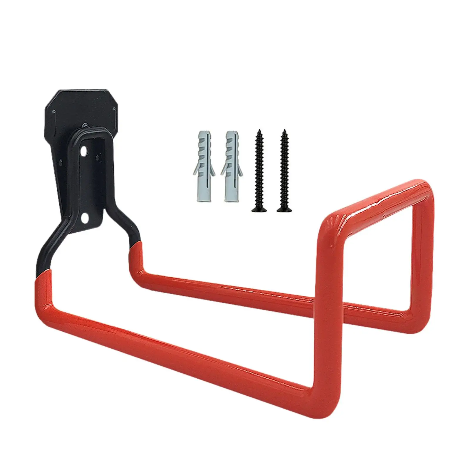 Water Hose Holder Hook Organizer Iron Wall Mounted Utility Hanger for Equipment Power Tools Ropes Outside Yard Garden Tools